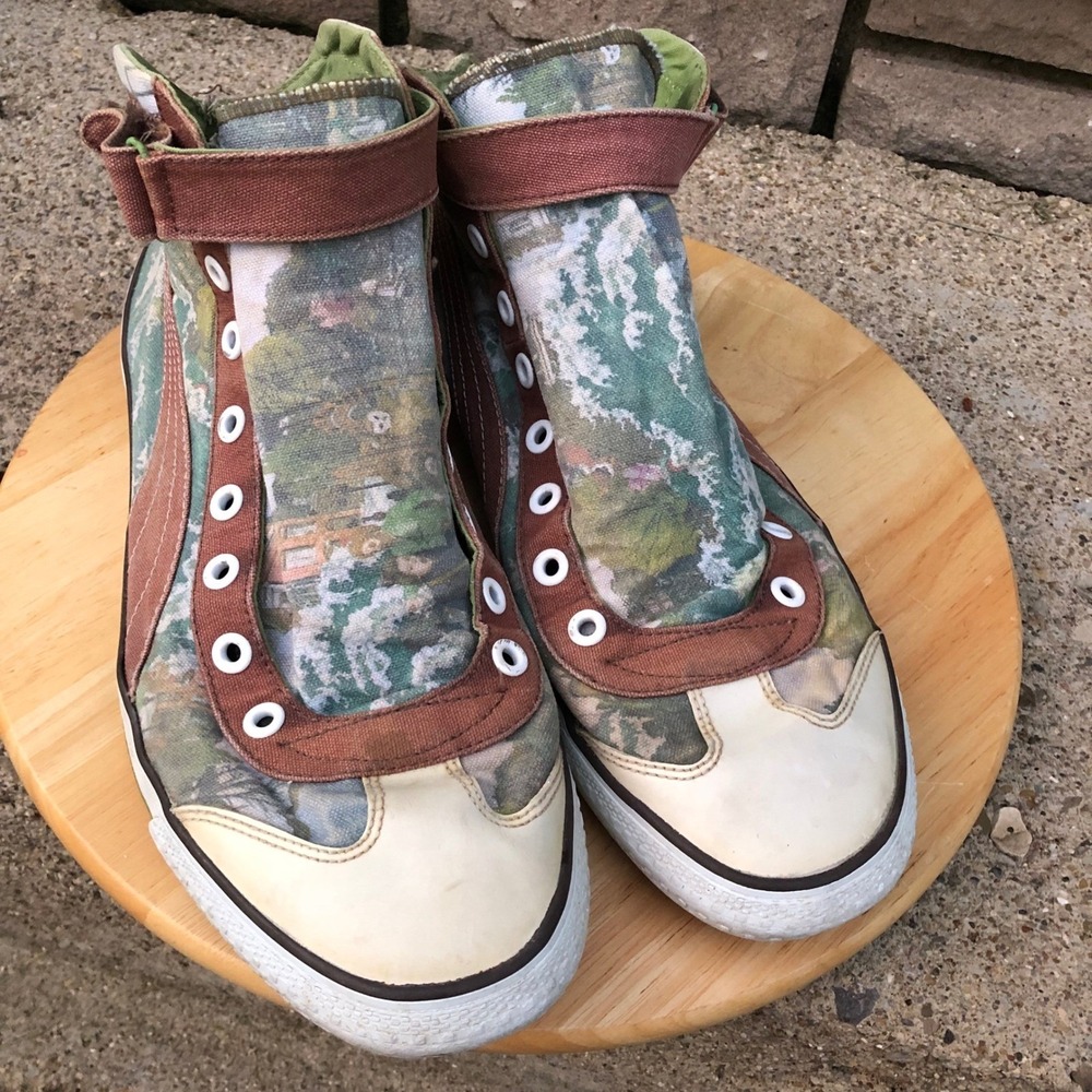Puma Kozyndan Amsterdamned Mens 11.5 High Top Mushroom Cats Festival Artsy Rare